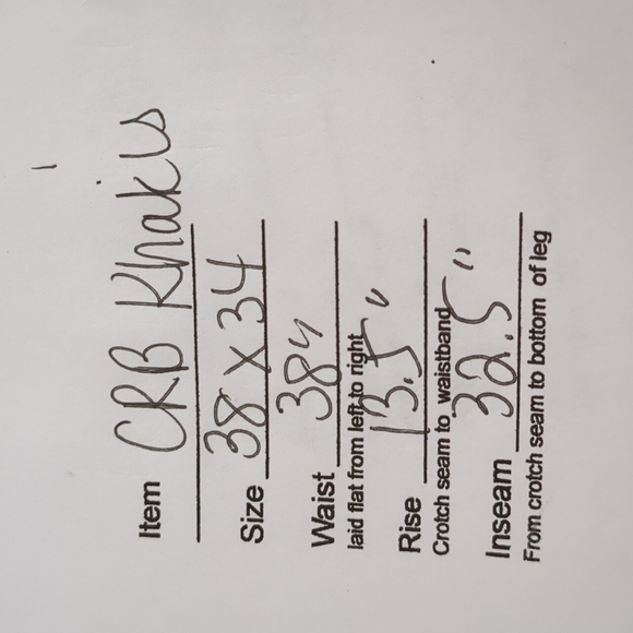 𝅺crb Flat Front Khakis - Picture 4 of 4